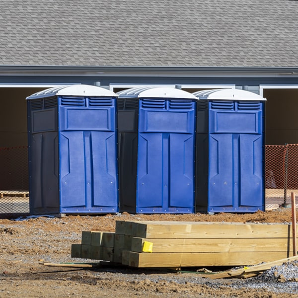 is there a specific order in which to place multiple porta potties in La Habra Heights California